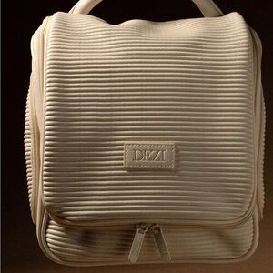 DEZI Ivory Textured Backpack